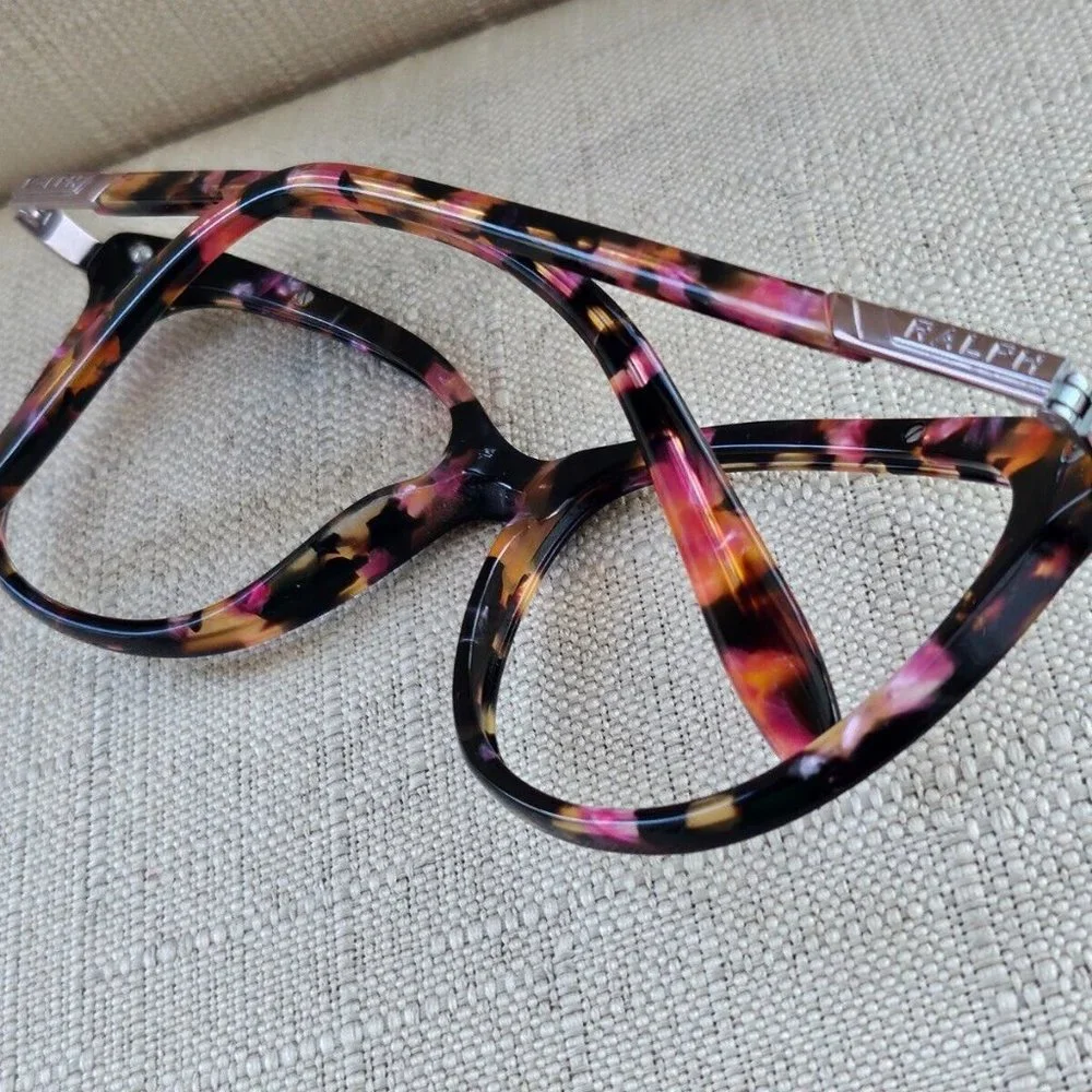 Ralph Lauren Women Sunglasses/Eyeglasses Frame Purple Tortoise RA52-3 Glasses - Picture 5 of 12
